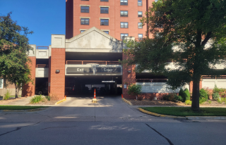 Public parking ramp on Fourth Street