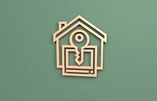 House and key graphic