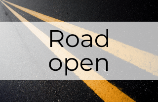 Newly paved road is open