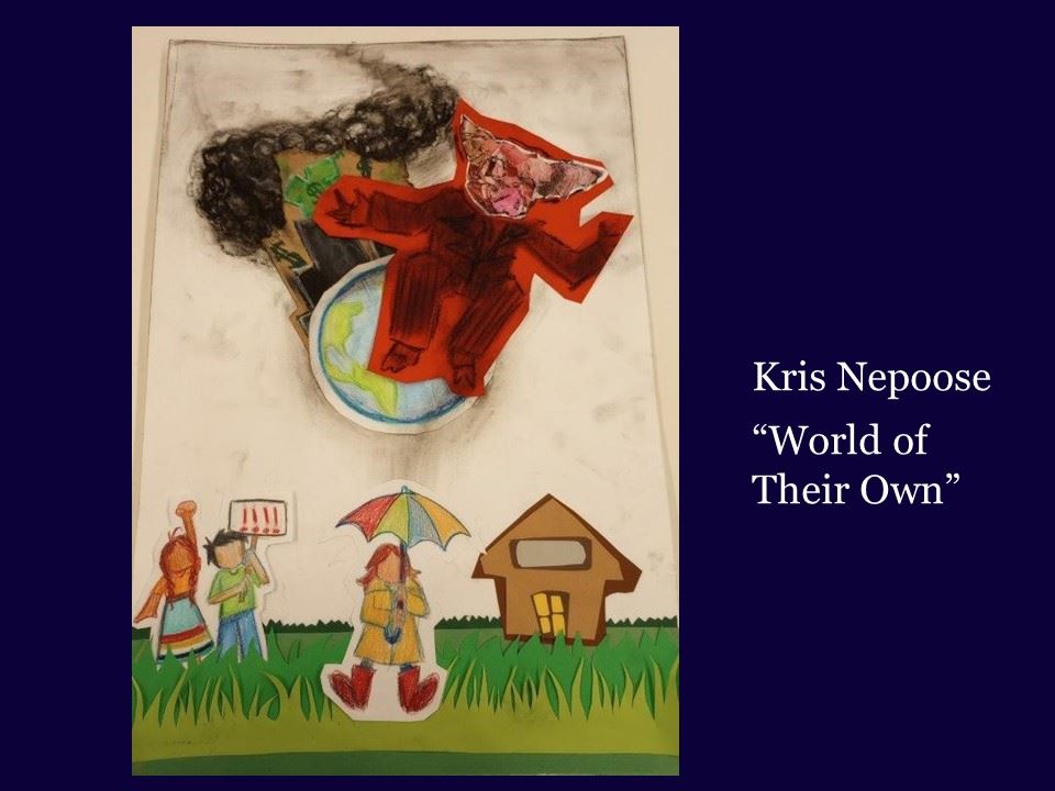 Kris Nepoose's first place artwork for YAAS 2024