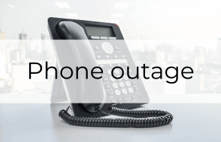 Desk phone with 